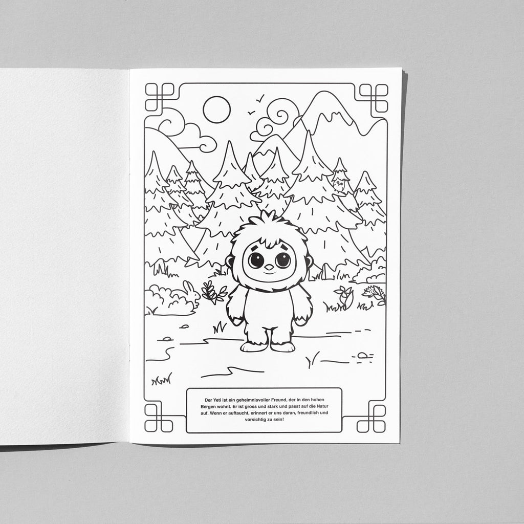 Coloring Book (Mythical) Animals - Amala Pala Concept Store